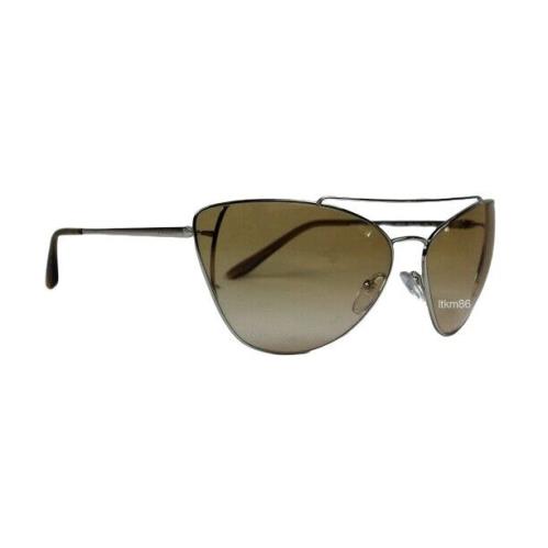 Prada PR 65VS-1BC232 Silver / Pink Gradient Orange Sunglasses