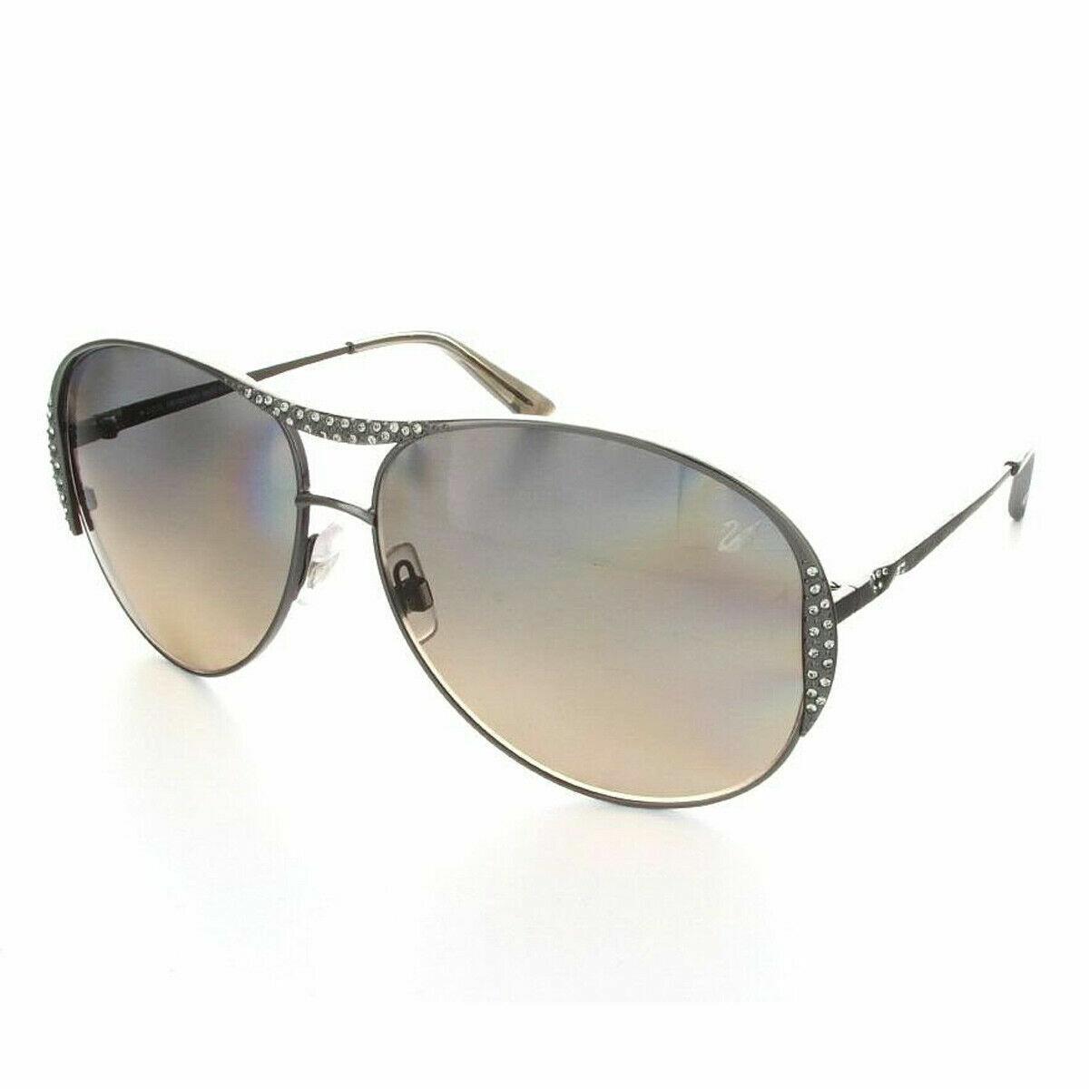 Swarovski SK0039-6209B Women`s Sunglasses Gunmetal Frame Gradient Smoke Lens