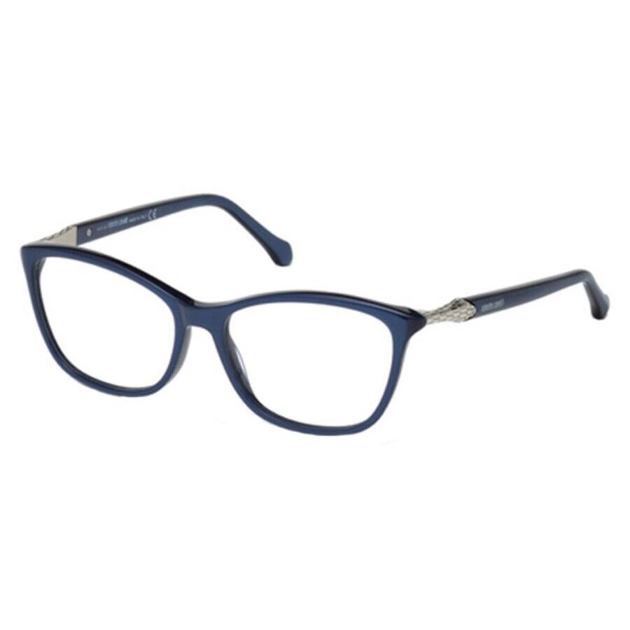 Roberto Cavalli Sadalmalik RC952 090 Blue Eyeglasses Frame 54-15-140 Cat Eye 952