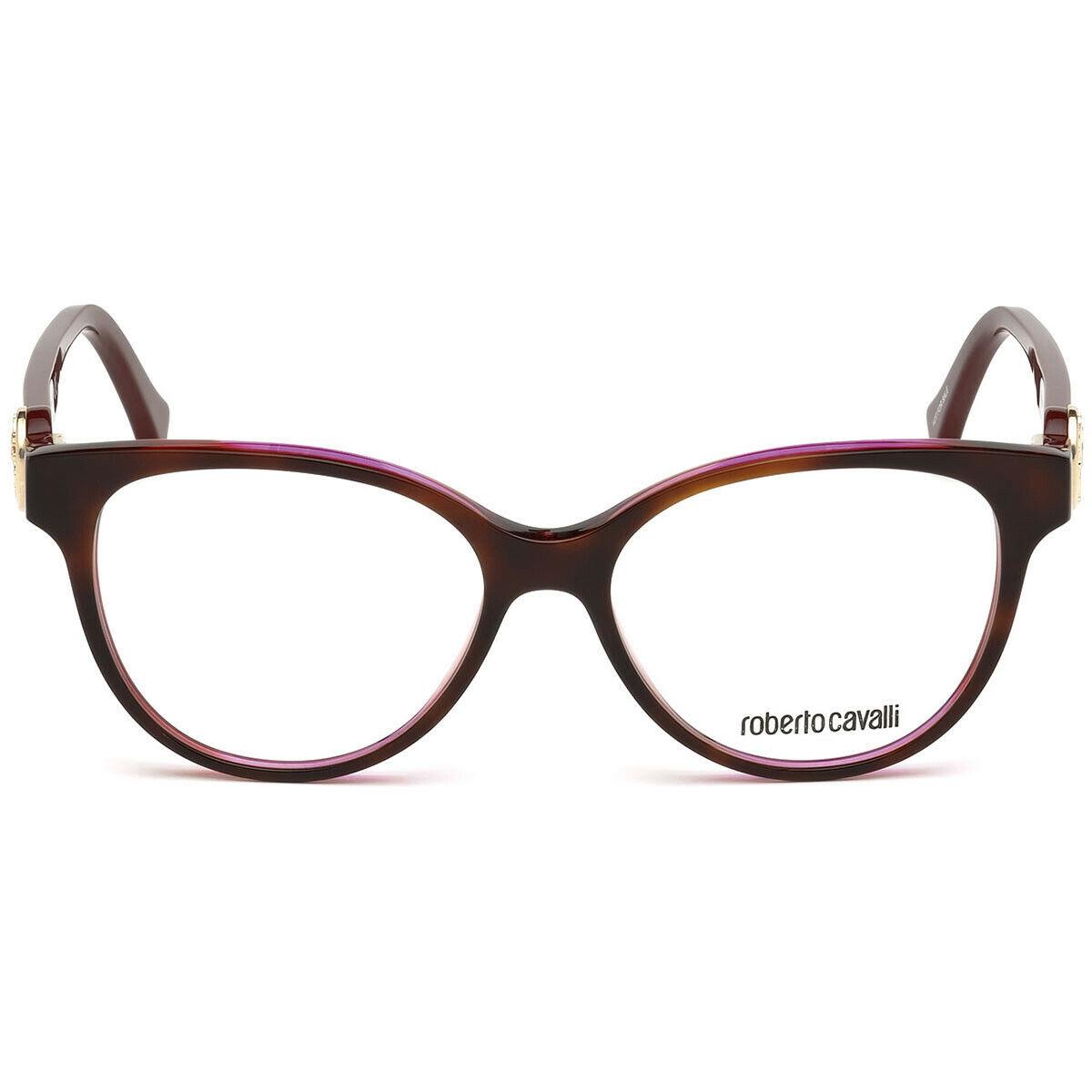 Roberto Cavalli Figline 5047 Red Havana 056 Eyeglasses Frame 52-15-130 Italy