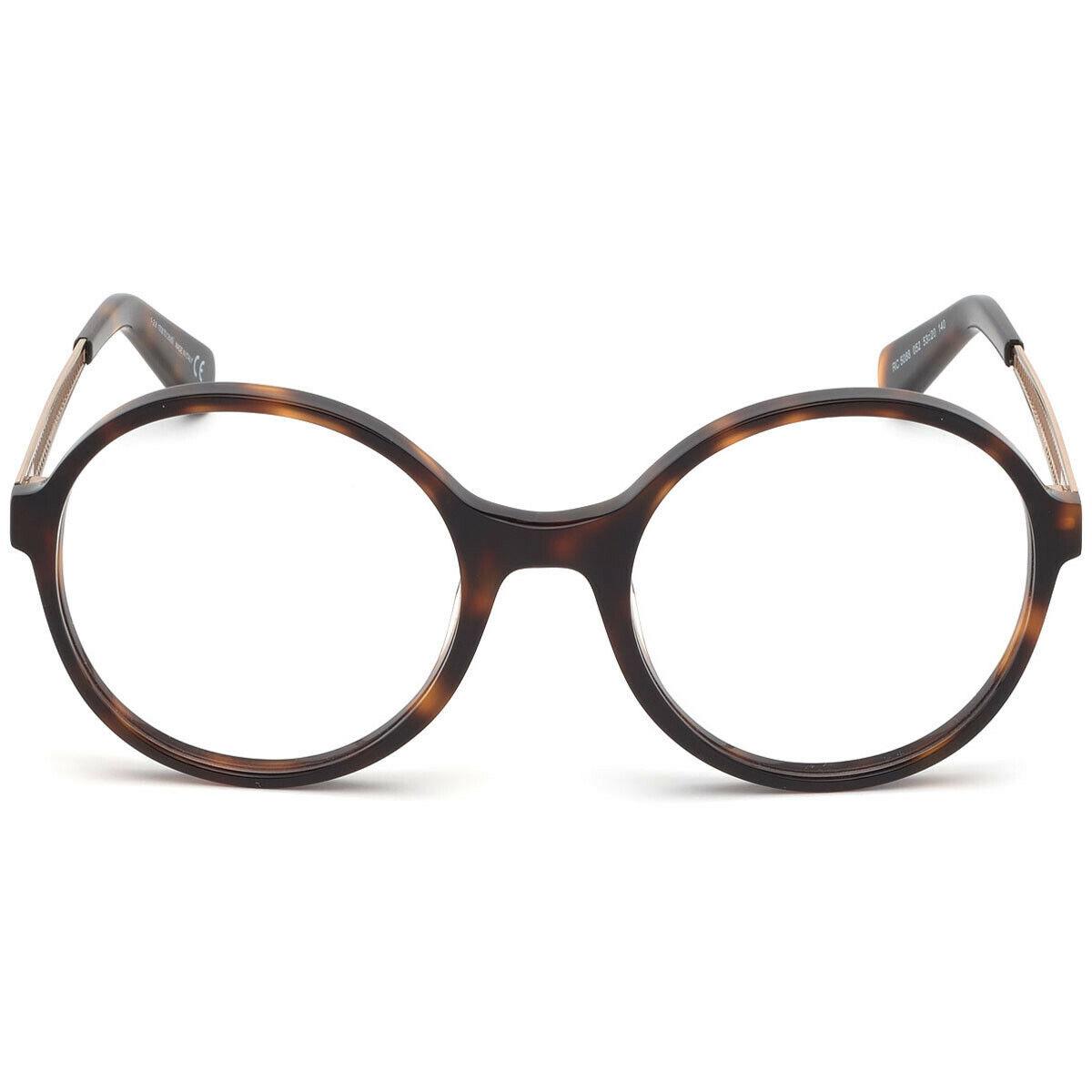 Roberto Cavalli RC 5088 Tortoise 052 Plastic Round Eyeglasses Frame 53-20-140 RX