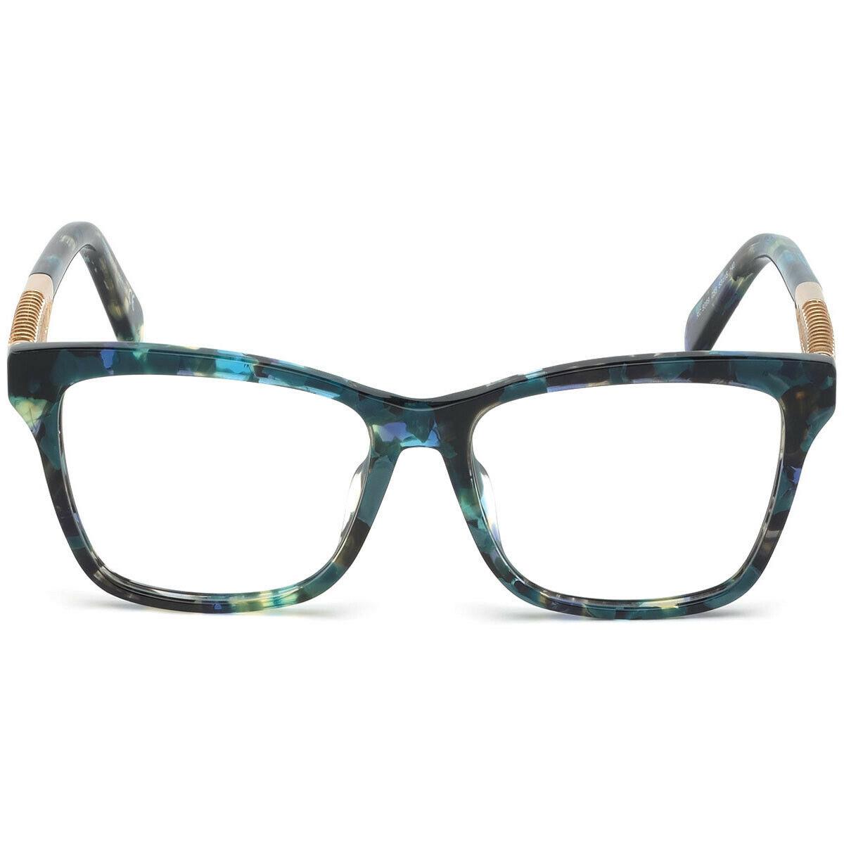 Roberto Cavalli RC 5089 Blue Marble 055 Plastic Eyeglasses Frame 53-15-140 Italy