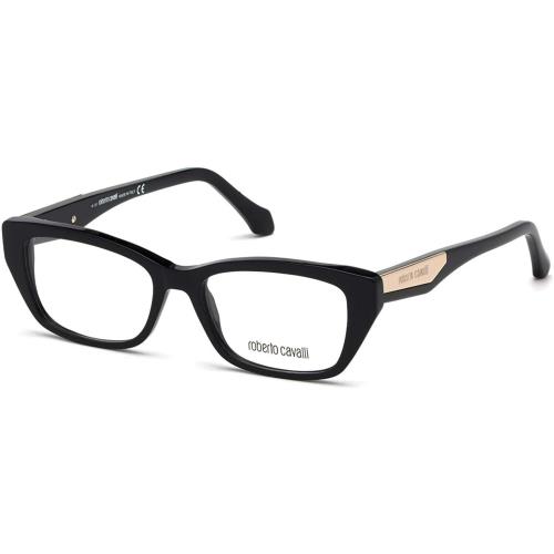 Roberto Cavalli Orcia 5082 Black 001 Plastic Eyeglasses Frame 51-16-145 Italy RX