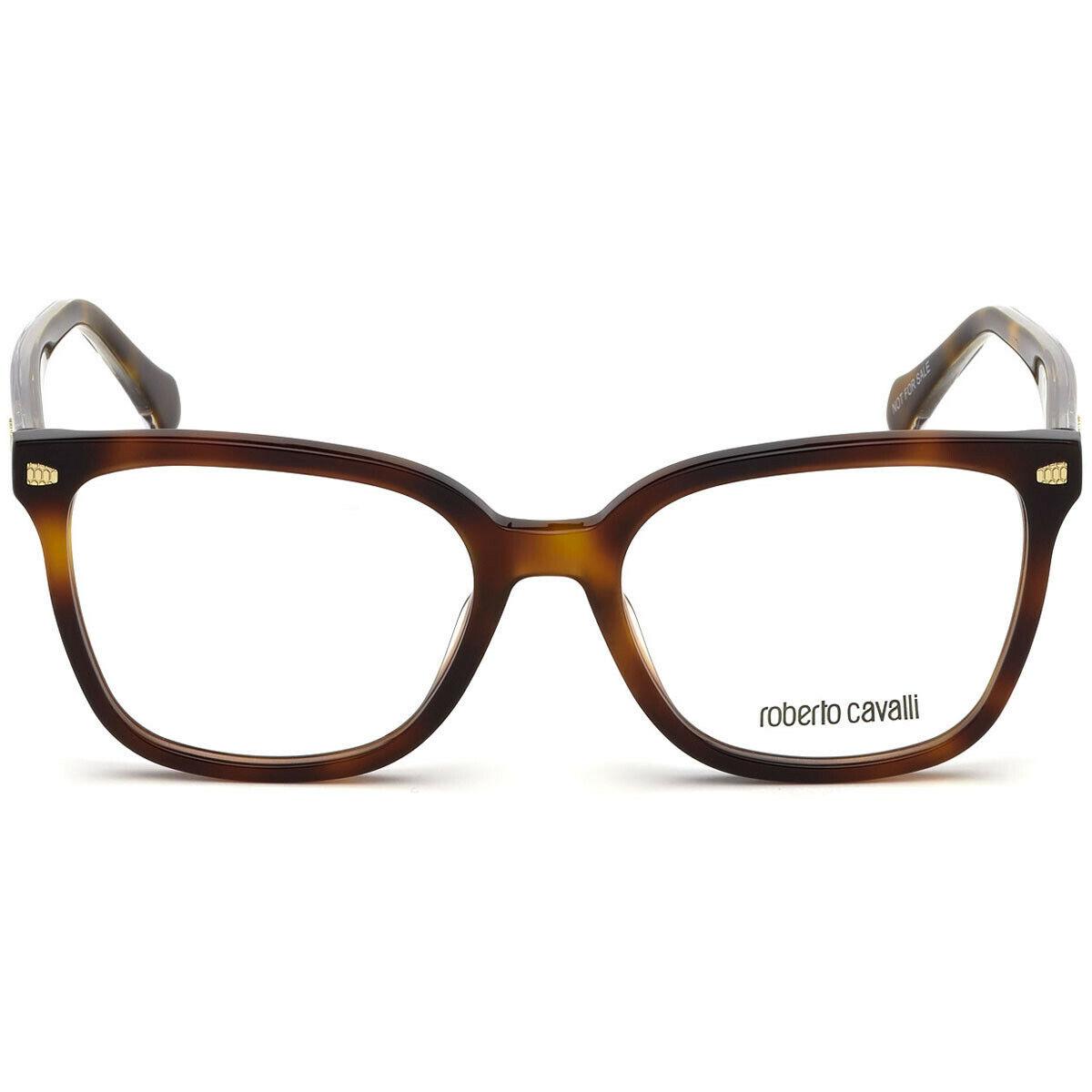 Roberto Cavalli Murlo 5078 Tortoise 052 Plastic Eyeglasses Frame 52-17-140 Italy