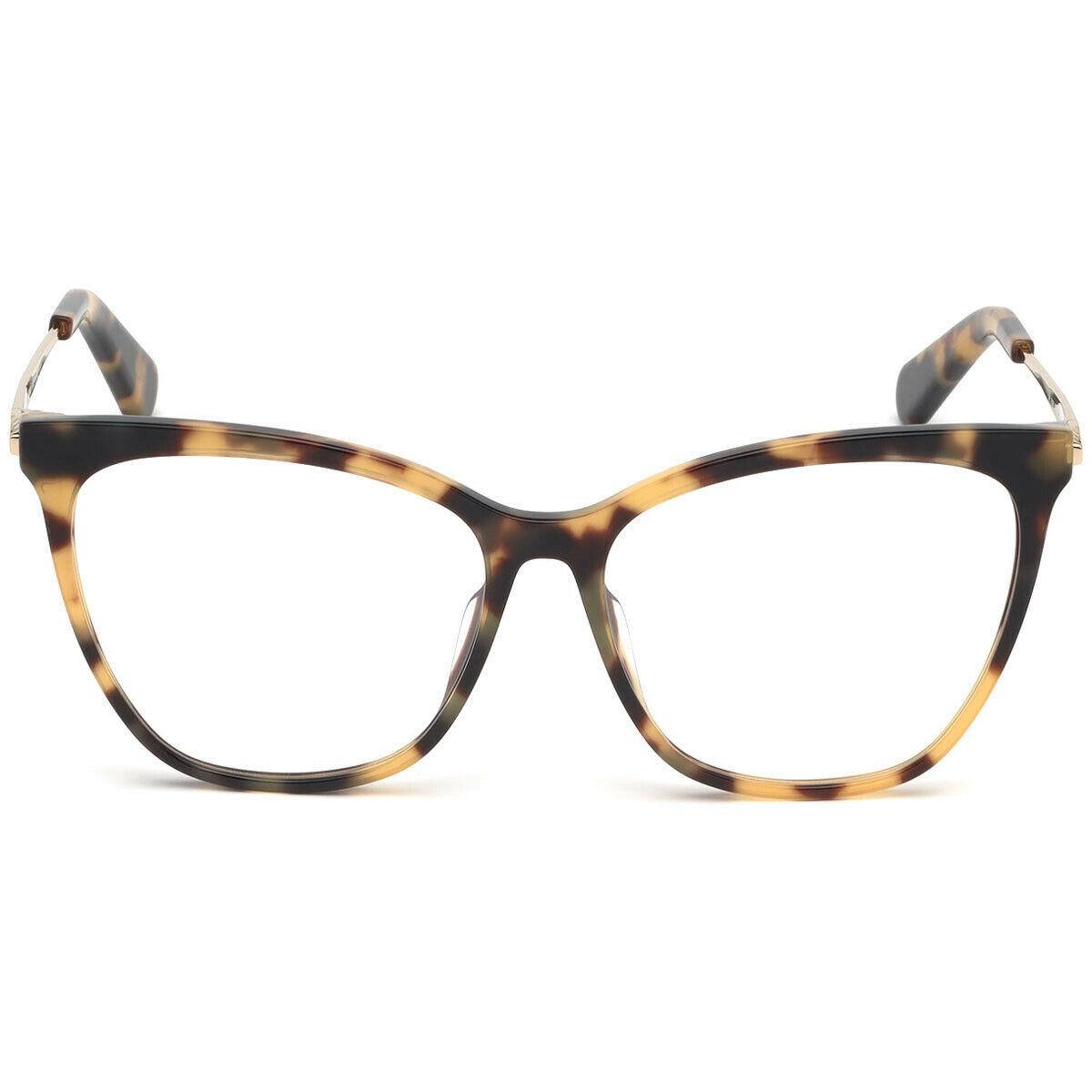 Roberto Cavalli RC 5086 Blonde Tortoise 055 Eyeglasses 55-14-140 Cat Eye Italy