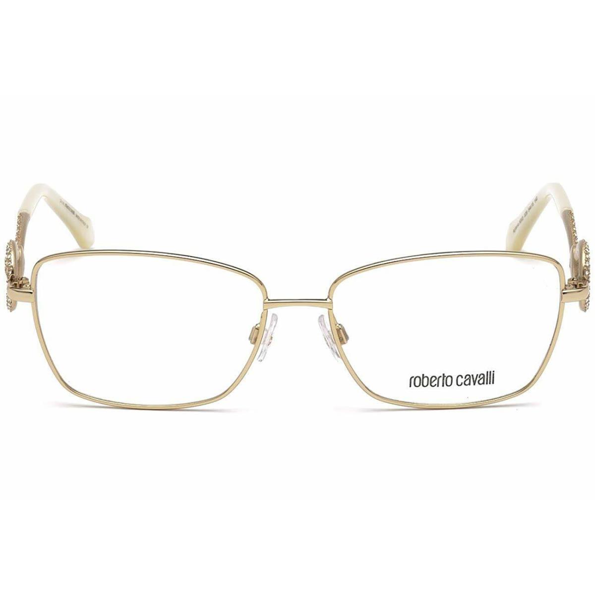 Roberto Cavalli Agliana 5003 Gold 028 Metal Eyeglasses W/stones 54-15-140 Italy