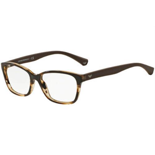 Emporio Armani EA 3060 - 5386 Eyeglasses Brown 52mm