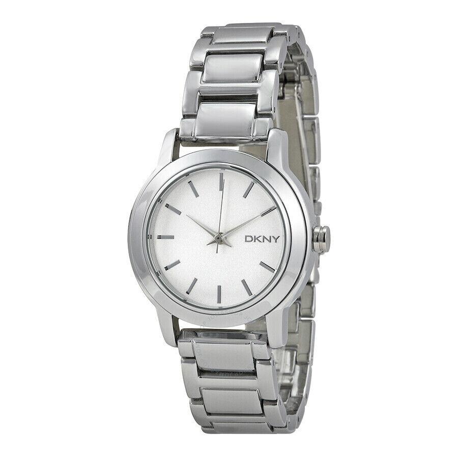 Dkny NY2209 Tompkins Stainless Steel White Dial Women`s Watch