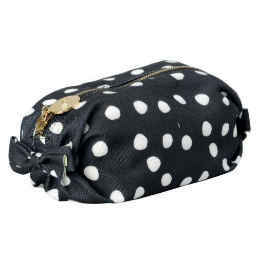 Red Valentino Women`s Multi-color Canvas Polka Dots Print Cosmetic Bag