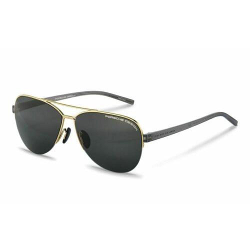 Porsche Design P8676 D Gold Sunglasses