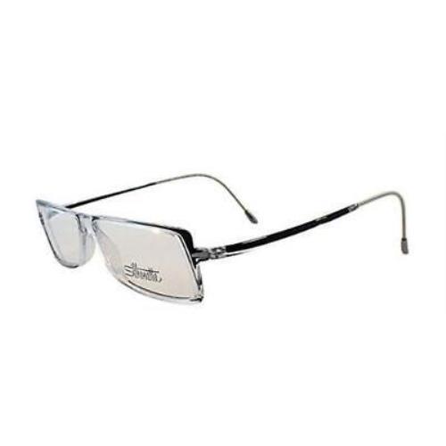 Silhouette Spx 2838 10 Crystal Black 6070 Plastic Eyeglasses Austria 54-14