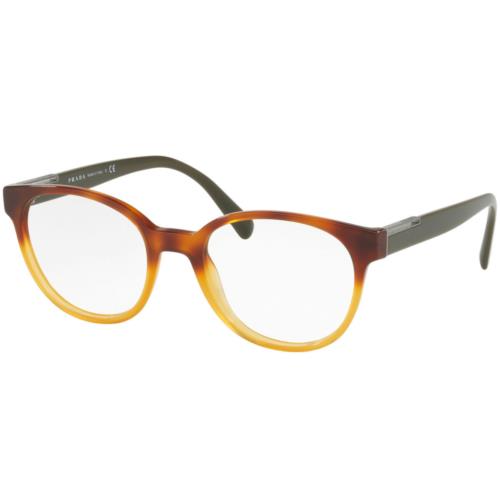 Prada PR10UV - NKO1O1 Eyeglasses Havana / Yellow Gradient 52mm