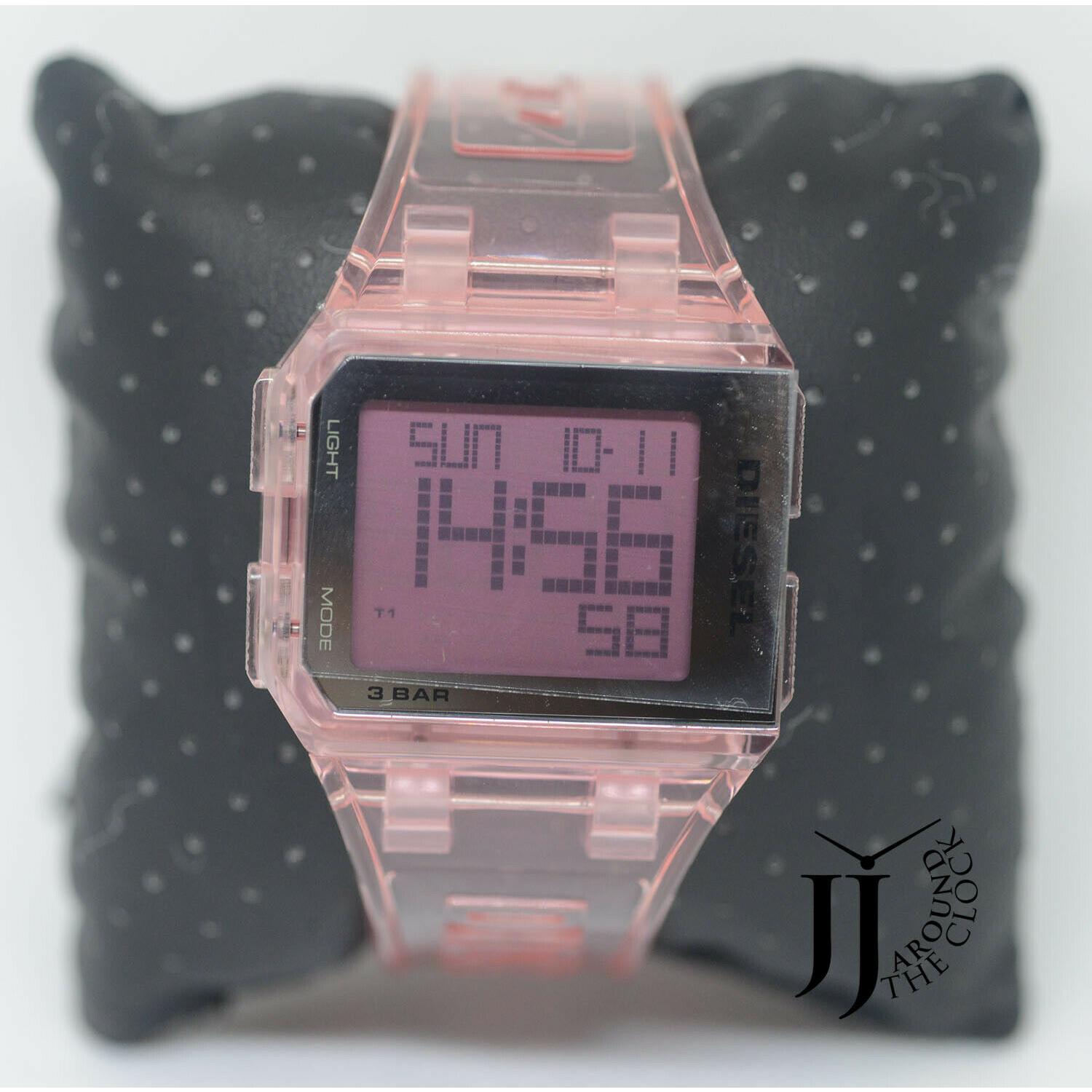 diesel pink watch