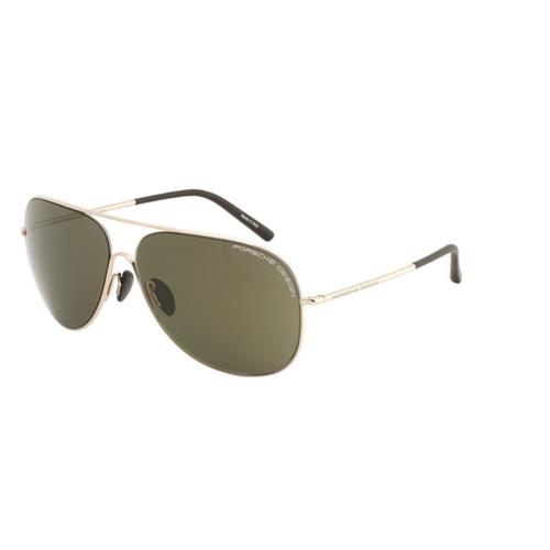 Porsche Design P 8605 B Light Gold/green Sunglasses