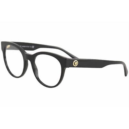 Versace Women`s Eyeglasses VE3268 VE/3268 GB1 Black/gold Optical Frame 51mm