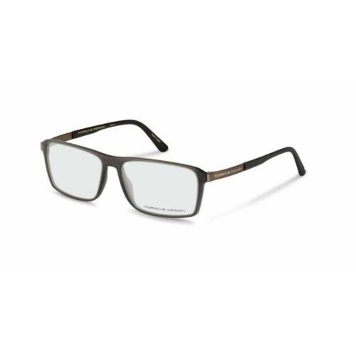 Porsche Design P 8259 F Grey Brown Eyeglasses