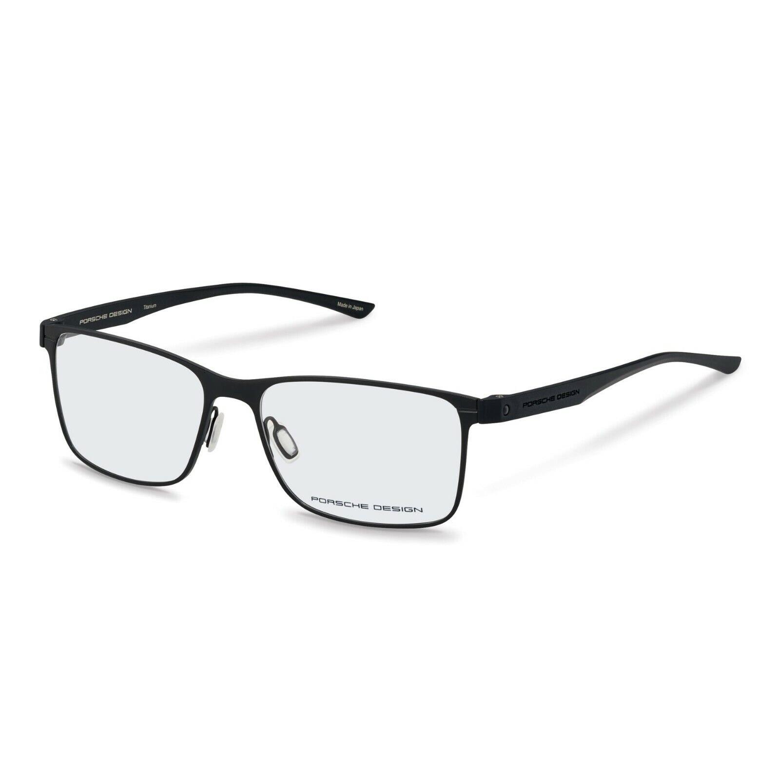Porsche Design P 8346 A Black Eyeglasses
