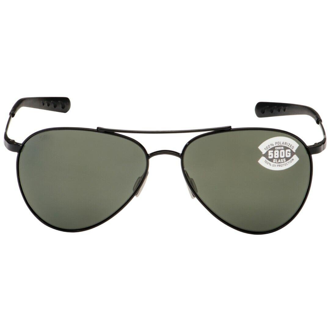 Costa Del Mar Piper Sunglasses Shiny Black/gray 580Glass
