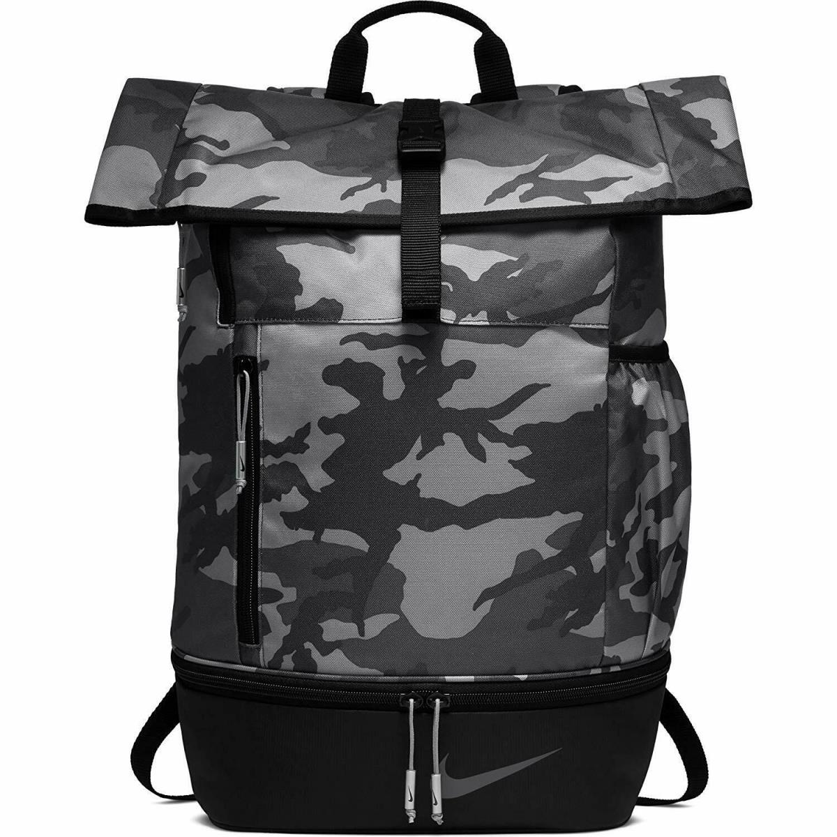 Nike Sport All Over Print Golf Backpack BA5756 036 Anthracite/black 1587 CU IN