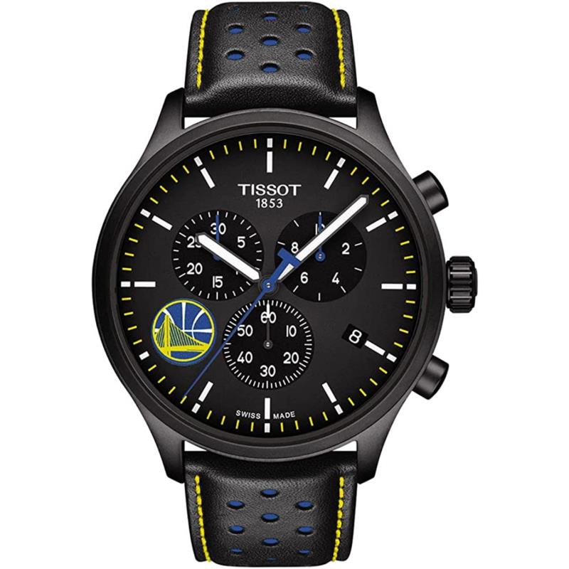 Tissot Watch Nba Golden State Warriors Stainless Steel / Leather Strap Men`s