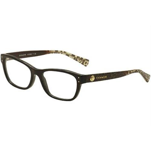 Coach Women`s HC6082 Women`s Eyeglasses Black/gold 53mm