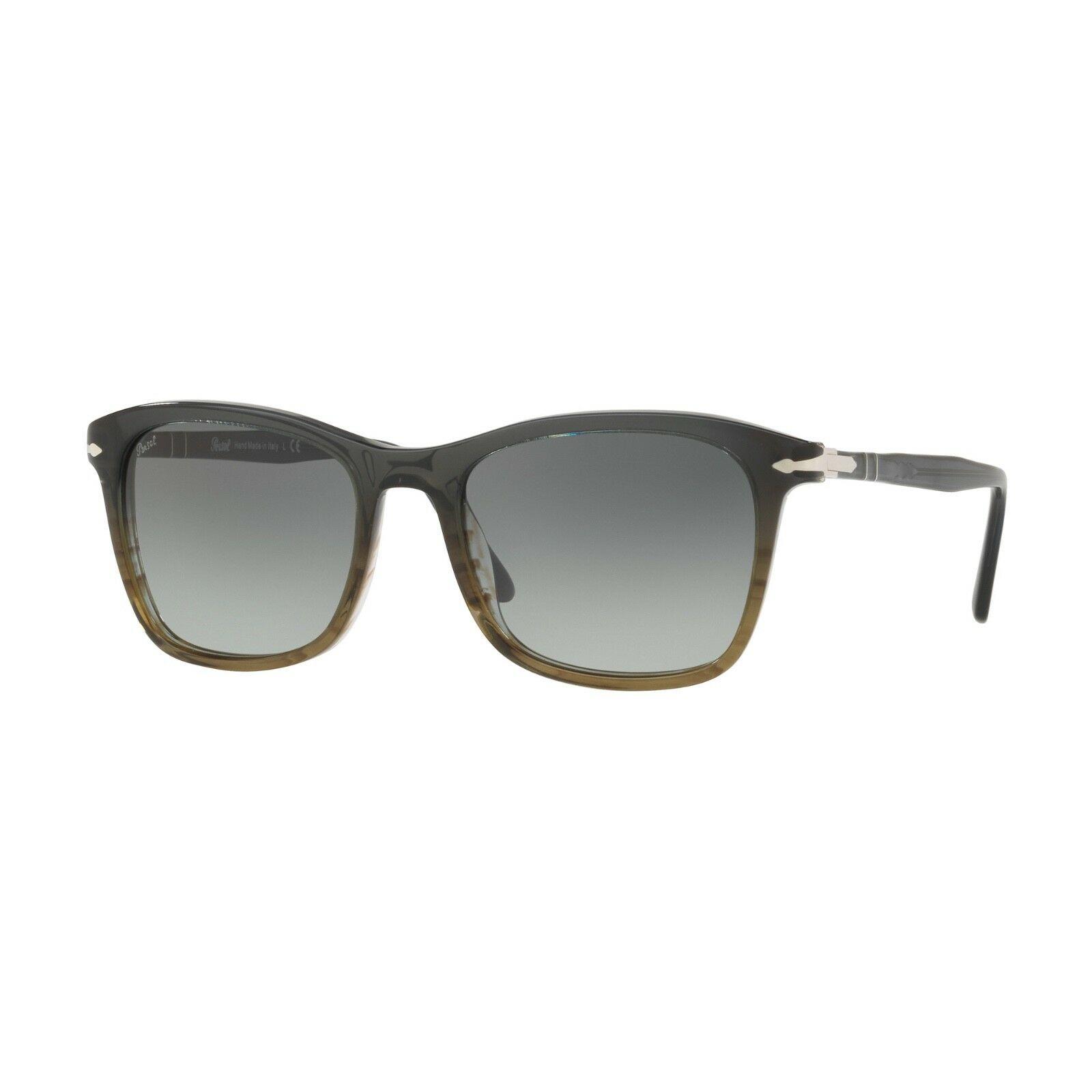 Persol Token Gradient Grey Striped Green Gradient Grey Sunglasses PO3192S 101271