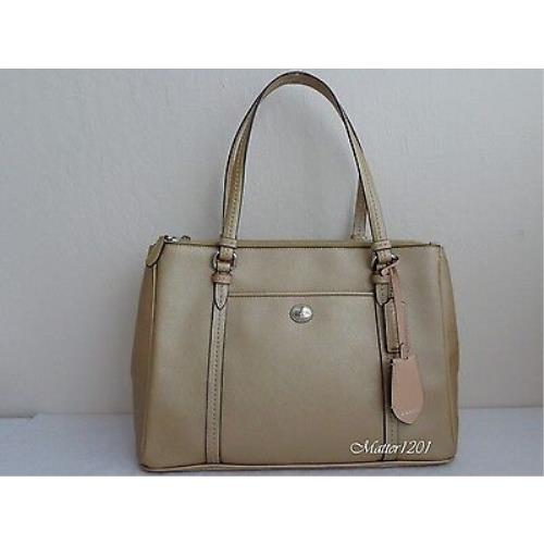coach peyton double zip carryall