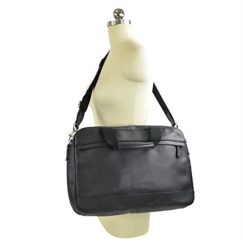 Coach Men`s Camden Leather Briefcase Messenger Bag 70927 Black ON Sale
