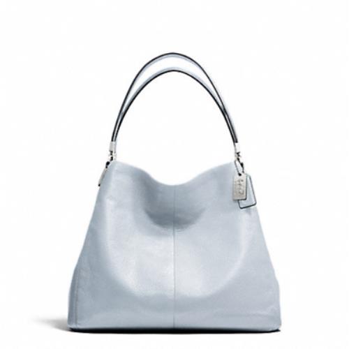 powder blue coach bag