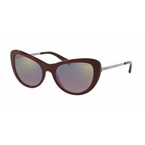 Coach HC8247 Sunglasses Solid Oxblood Burgundy Solid Oxblood Size 53/19/140