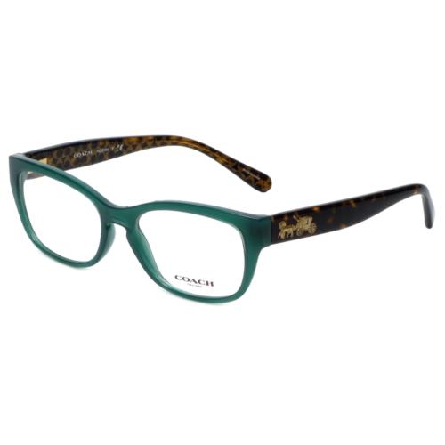 Coach HC 6104 - 5451 Eyeglasses Teal/dark Tortoise 52mm