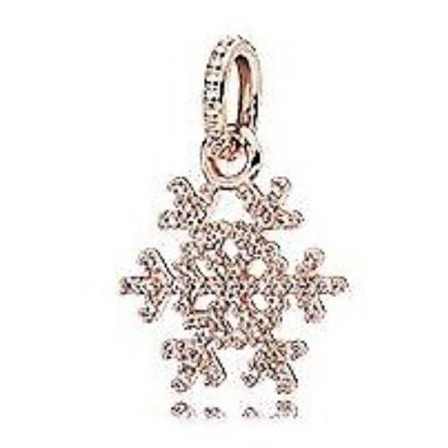Pandora Rose Sparkling Snowflake Pendant - 380354CZ