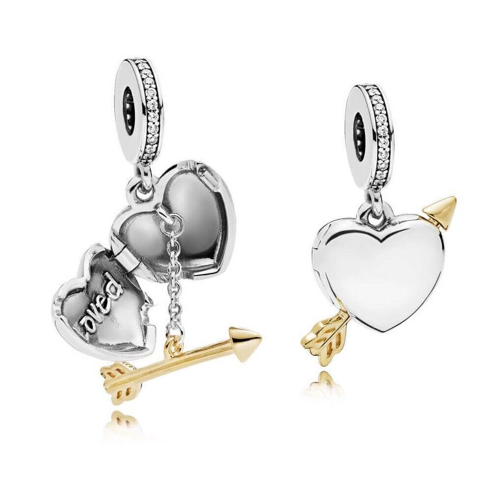 Pandora B801113 Limited Valentine`s Heart Arrow of Love Charm Gift Box