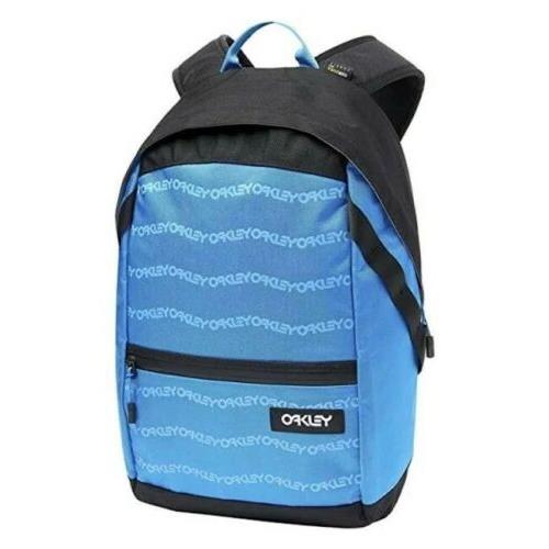 Oakley Cordura FS Allover Logo Backpack Electric Blue/ Black School-travel Bag