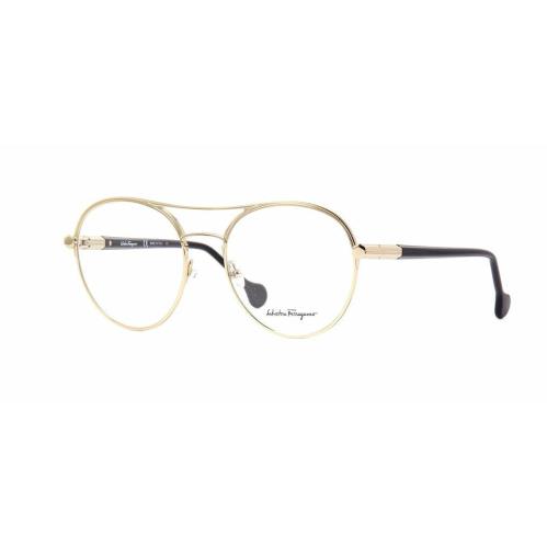 Salvatore Ferragamo Eyeglasses SF2174 733 Gold Frames 55MM Rx-able ST