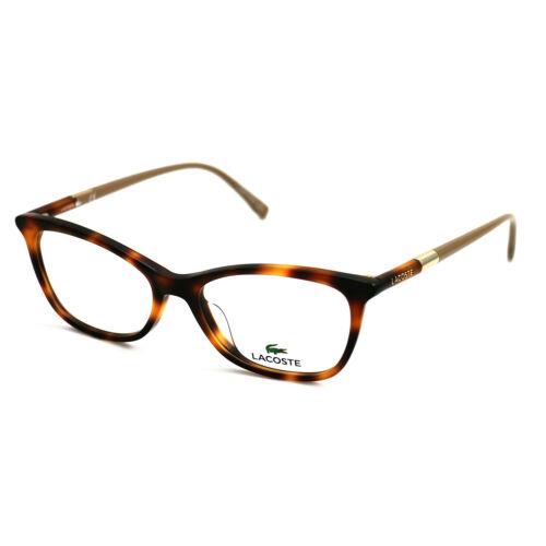 Lacoste Women Eyeglasses L2791 214 Havana Frames 52 16 140 Cat Eye