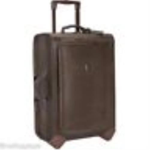Bric`s Bric`s Safari 21 Trolley Cognac Brown Wheeled Rolling Carry-on w Leather Trim