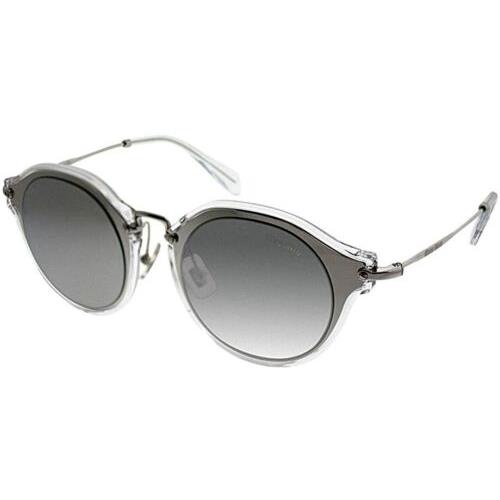 Miu Miu Sunglasses MU51SS 1BC2B0 49mm Silver / Grey Mirror Silver Lens