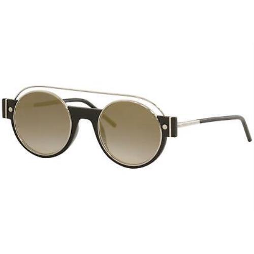 Marc Jacobs Women`s 2/S U4ZFQ Black Fashion Round Sunglasses 51mm