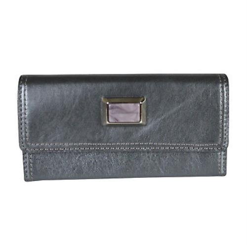 Marc By Marc Jacobs Classic Q Jewel Wallet Metallic Graphite