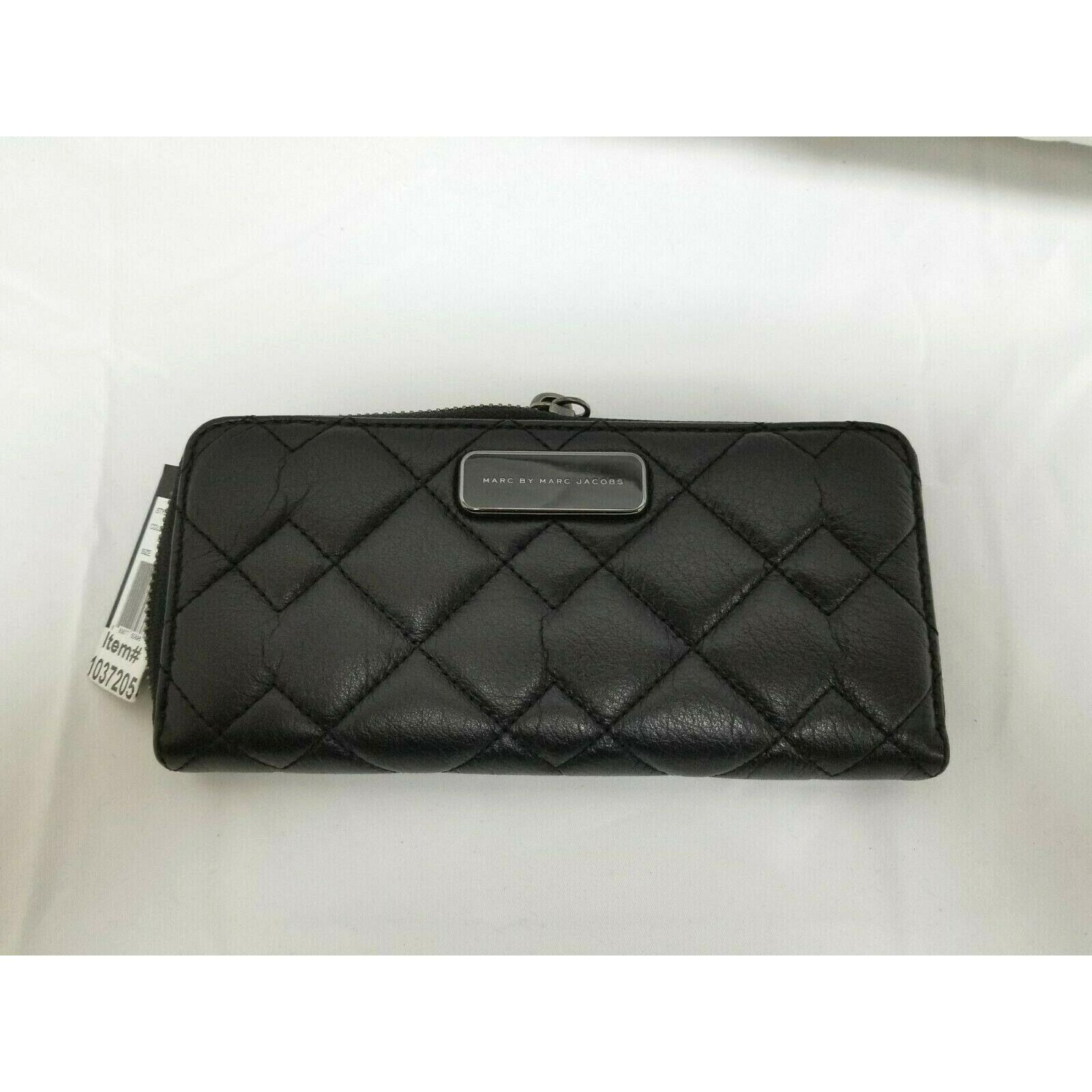 Marc by Marc Jacobs Sophisticato Crosby Quilted Leather Slim Zip Around Wallet
