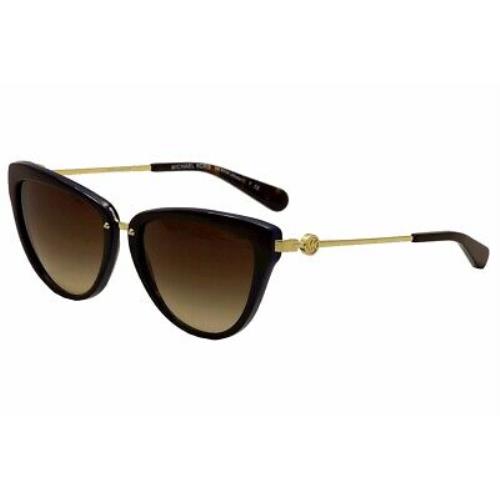 Michael Kors Abela II MK6039 6039 314713 Dark Tortoise/blue/gold Sunglasses 59mm
