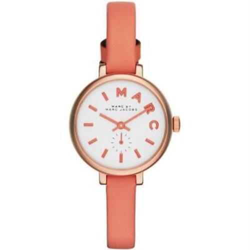 Marc BY Marc Jacobs MBM1355 Sally Pearlized Spring Peach Leather Ladies