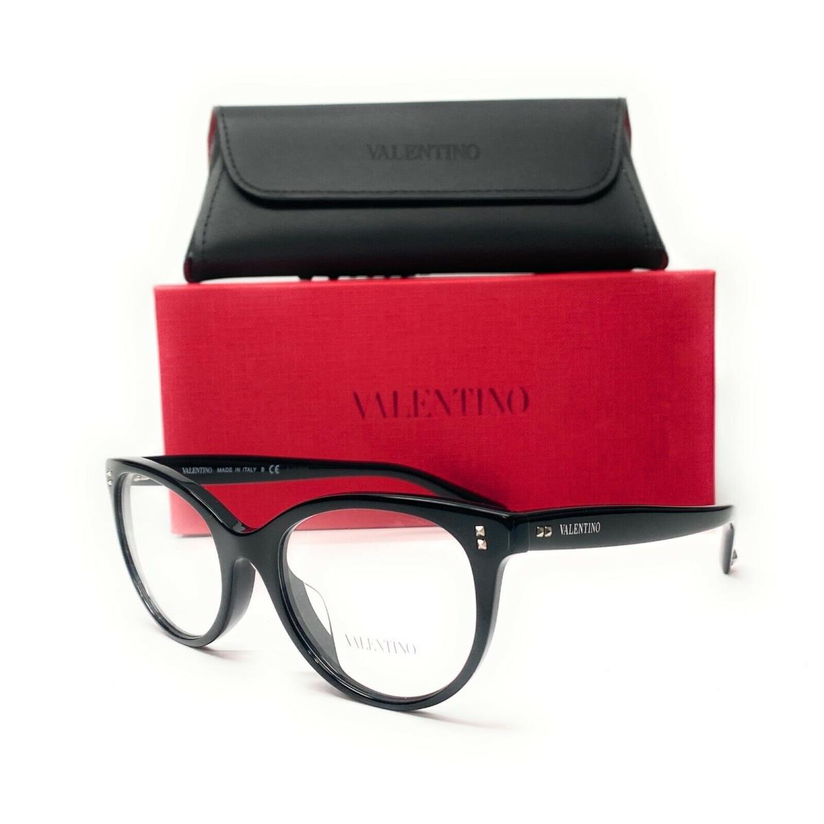 Valentino VA3009-A 5001 Black Demo Lens Women`s Eyeglasses 52mm