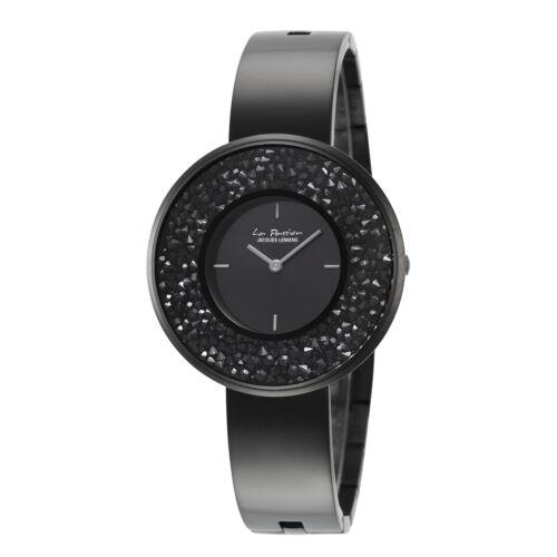 Jacques Lemans Woman`s La Passion 37mm Black Dial Stainless Steel Watch