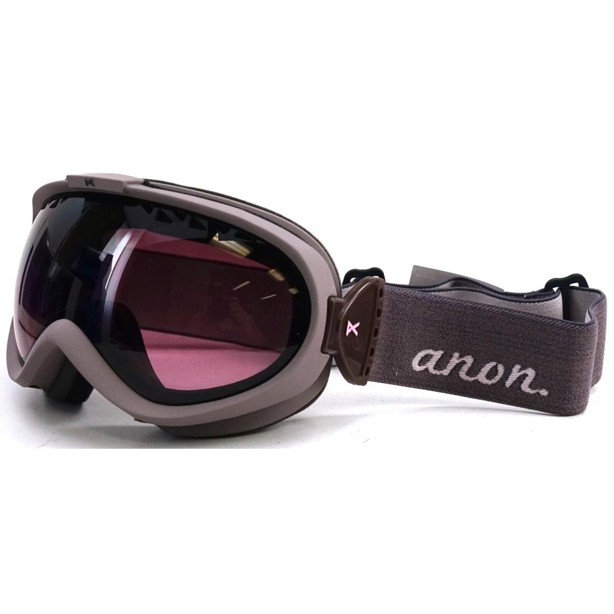 Anon Solace Eggplant Lt Rose Gradient Lens Tint Ski Snowboarding Goggles