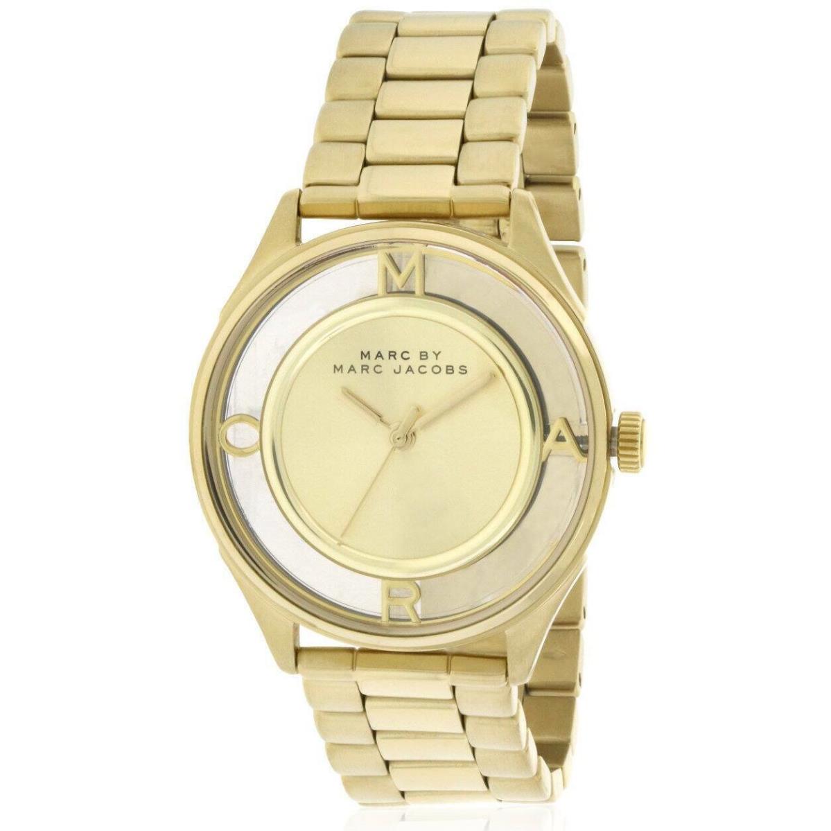 Marc by Marc Jacobs MBM3413 Tether Gold-tone Dial Stainless Steel Ladies Watch