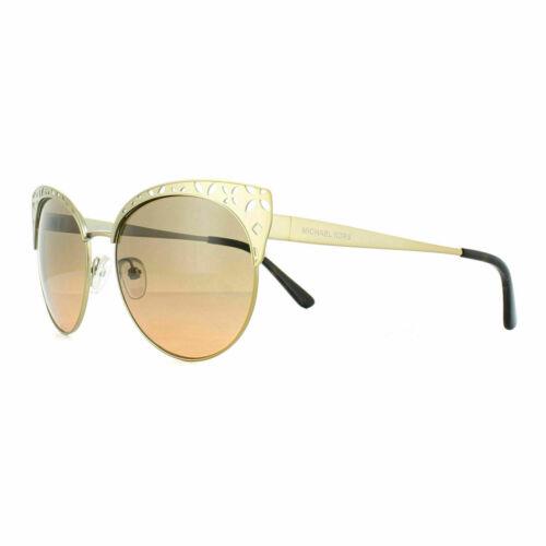 Michael Kors Sunglasses Evy MK1023 118918 Satin Pale Gold Grey Orange Gradient