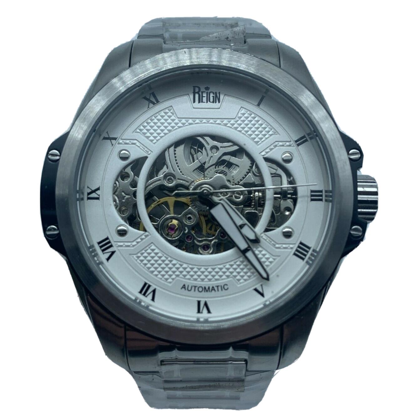 Reign Henley Automatic Men`s Skeleton Stainless Steel Watch