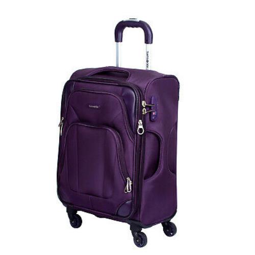 Samsonite Dakar-lite 330050019 Purple Small Carry On Polyester 4 Wheels Luggage